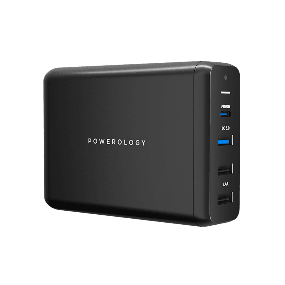 Powerology 4-Port Quick Charge Power Terminal PD 75W
