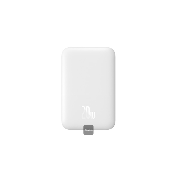 Baseus Power Bank 6000mAh Magnetic Wireless Charging 20W White