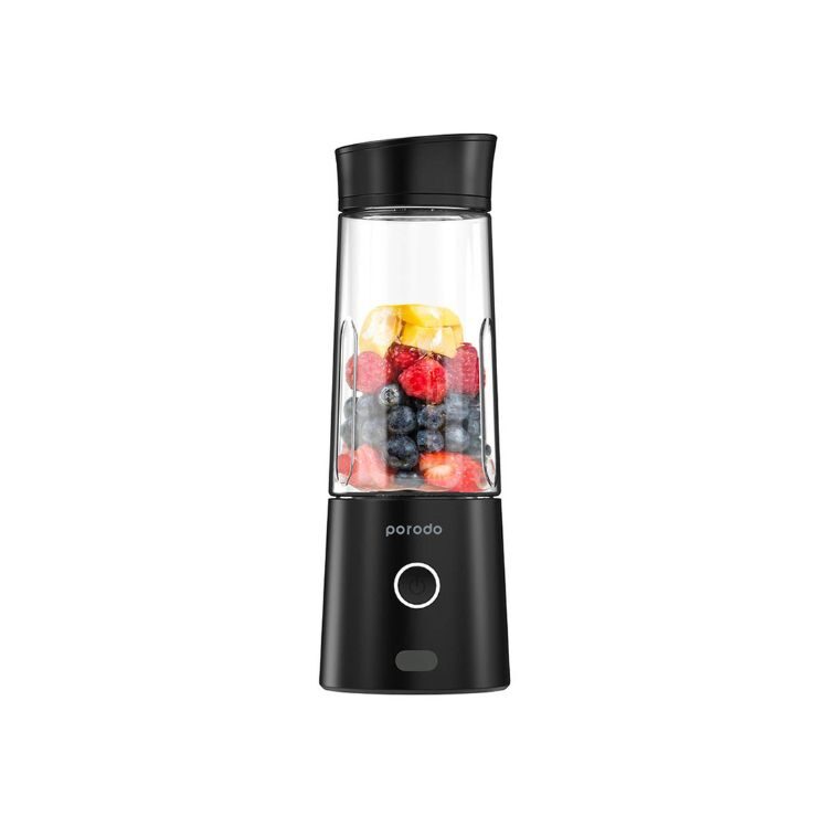 Porodo Portable Lifestyle Powerful Juicer Blender with 6 Blades - Black