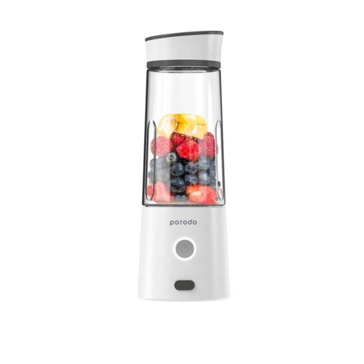 Porodo Portable Lifestyle Powerful Juicer Blender with 6 Blades - White